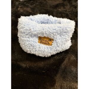 Nordic  Beach "blue " Fuzzy Head Wrap one size